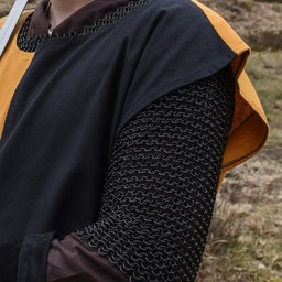 Medieval surcoat Rodrick, orange-black