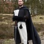 Medieval surcoat Rodrick, natural-black