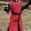 Medieval surcoat Rodrick, red-natural