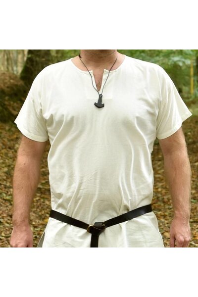 Undertunic Yngvi short sleeves, natural