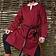 Tunic Harald, wine red