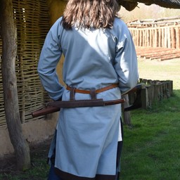 (Early) medieval tunic Clovis,light blue grey-brown