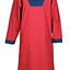 (Early) medieval tunic Clovis, red-blue