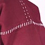 Tunic Kragelund hand-stitched finish, wine red