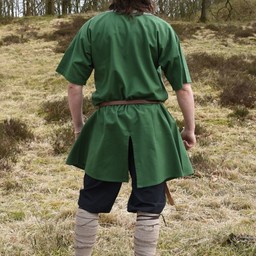 Birka tunic Knut, short sleeves, green