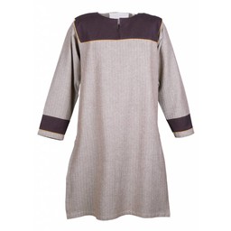 Thorsberg tunic herringbone motif, brown