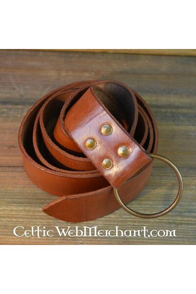 Ring belt, 150 cm, brown