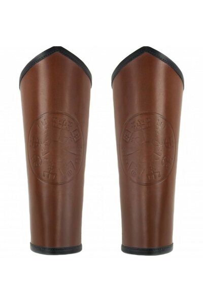 Vambraces Vegvisir, brown