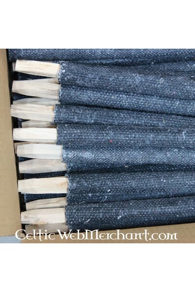 Wax torch 90 min. burning time, set of 100 pieces