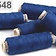 Linen yarn royal blue 50m