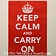 Poster Keep calm and carry on