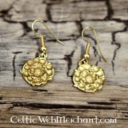 Tudor rose earrings