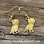 Roman owl earrings