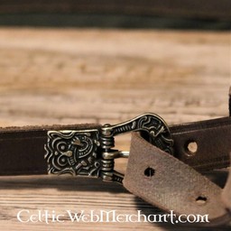 Birka belt, brown, brass