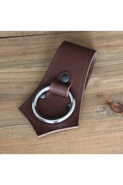 Re-enactment axe holder, brown