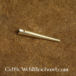 Brass short lace ends (set of 10)