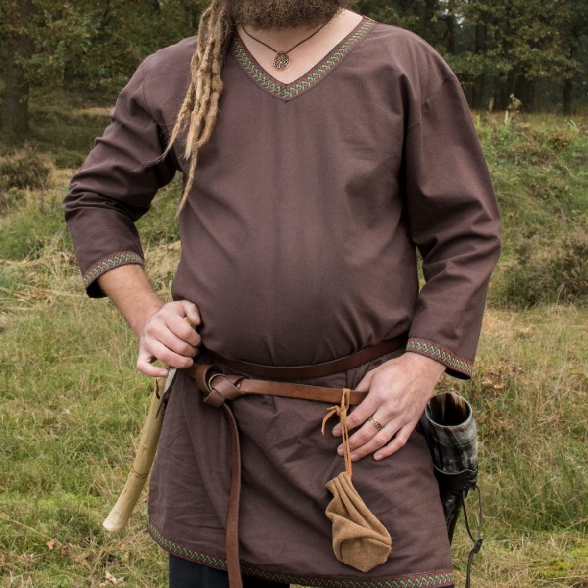 Brown Viking tunic - CelticWebMerchant.co.uk