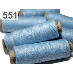 Linen yarn clear blue 50m