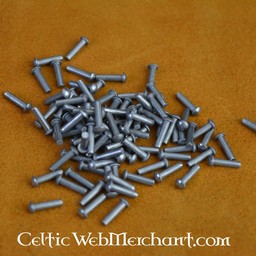 100 steel rivets 8 mm