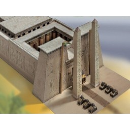 Model building kit Egyptian temple 1550 - 1070 BC.