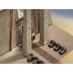 Model building kit Egyptian temple 1550 - 1070 BC.