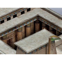 Model building kit Egyptian temple 1550 - 1070 BC.