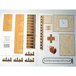 Model building kit Egyptian temple 1550 - 1070 BC.