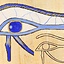 Papyrus coloring plate Horus