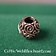 Bronze round beard bead