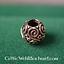 Bronze round beard bead