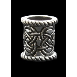 Silver Celtic beard bead