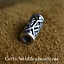 Celtic beard bead silver