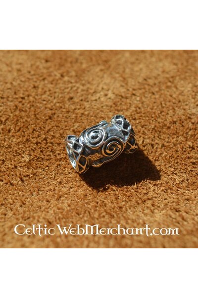 Silver Viking beardbead