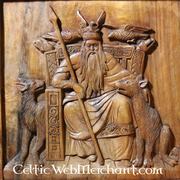 Wooden wall decoration Odin