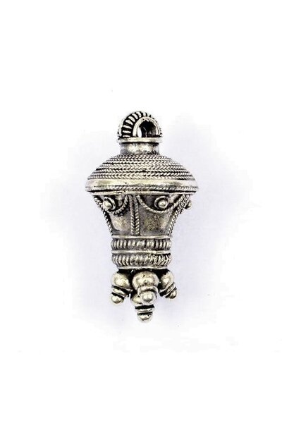 Germanic berlock pendant, silvered