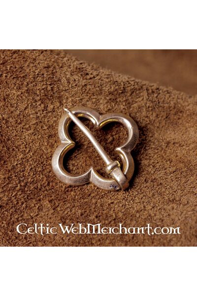 Medieval Quatrefoil broche