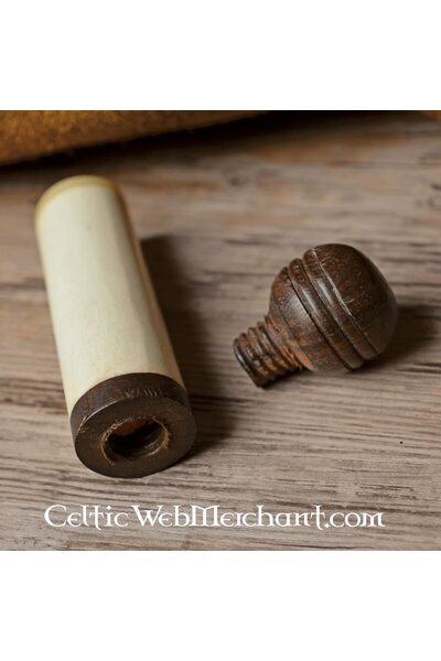 Medieval bone needle case