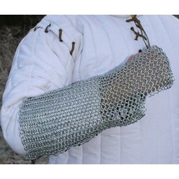 Chain mail arm protection, zinc-plated