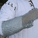 Ulfberth Chain mail arm protection, zinc-plated