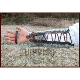 Chain mail arm protection, zinc-plated