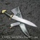 Deepeeka Triquetra seax with horn handle