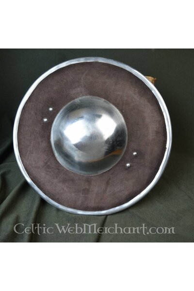 Buckler with leather coating L