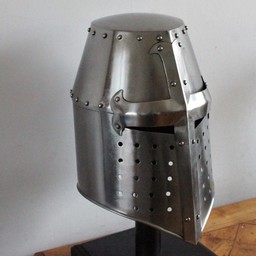 Crusaders helmet with cross