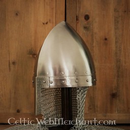 Nasal helmet with chainmail