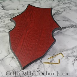 Hanging shield for swords