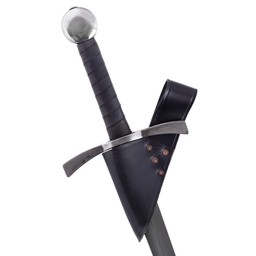 Leather sword holder for belt