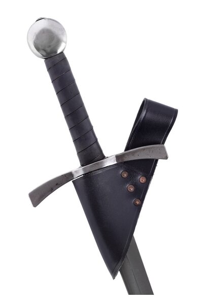 Leather sword holder for belt