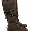 Suede boots Rolf, dark brown