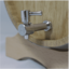 Stainless steel tap for wooden vat