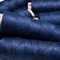 Linen yarn dark blue, 50 m